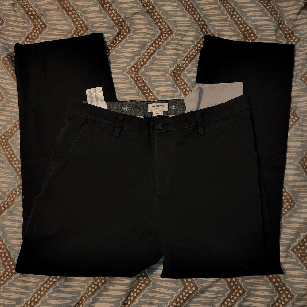 Dockers Black Chinos/Khakis 36x30
